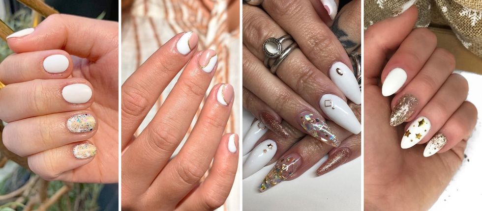 9. White Nail Pen Designs for Winter - wide 6
