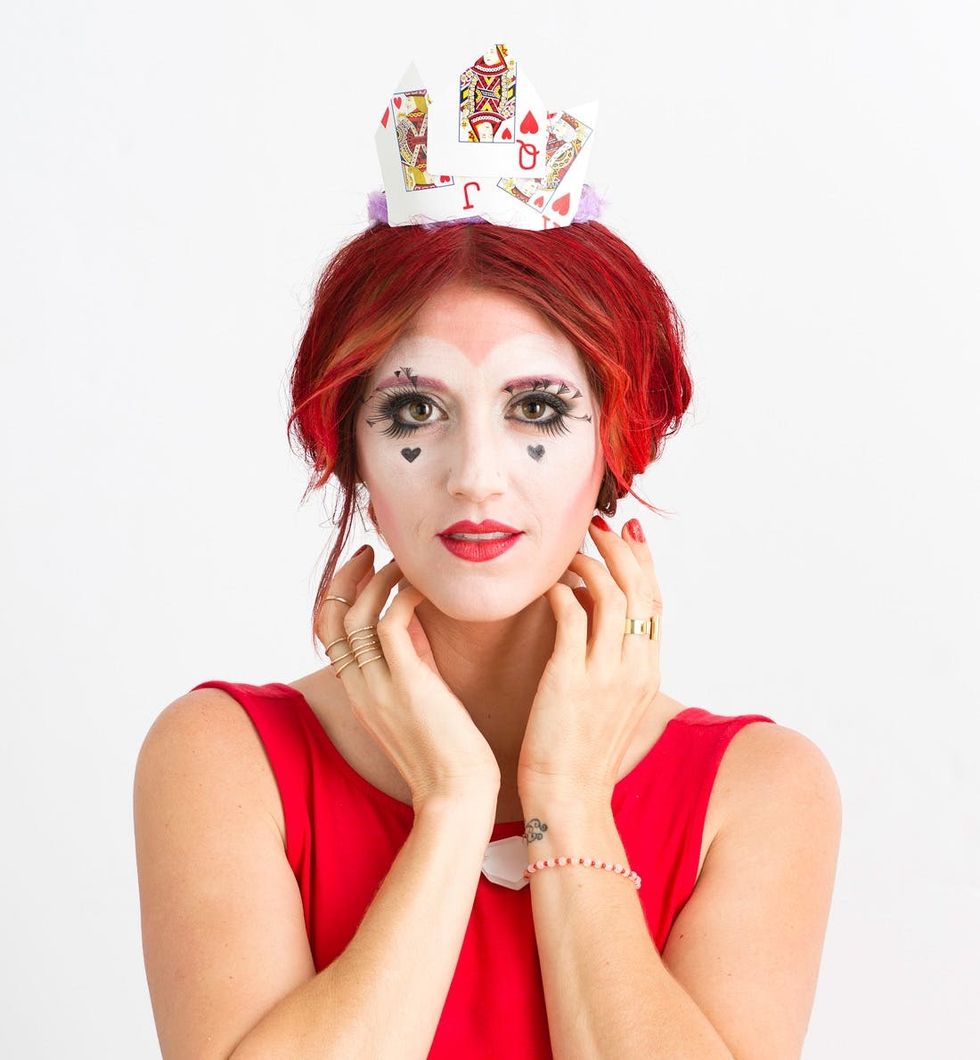 How to DIY a Queen of Hearts Costume Using Makeup You Already Own
