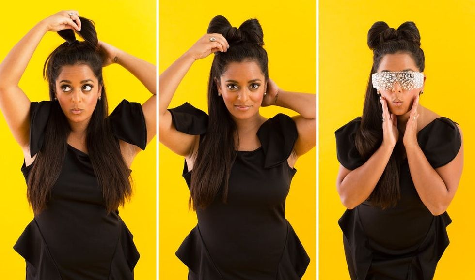 20 10Minute Halloween Hair Hacks Brit + Co