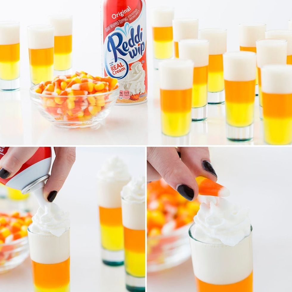 Party On This Halloween With These Candy Corn Jello Shots Recipe Brit