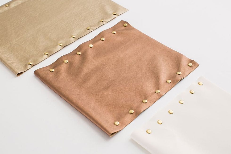 10Minute DIY Make This Glam Leather Laptop Sleeve Brit + Co