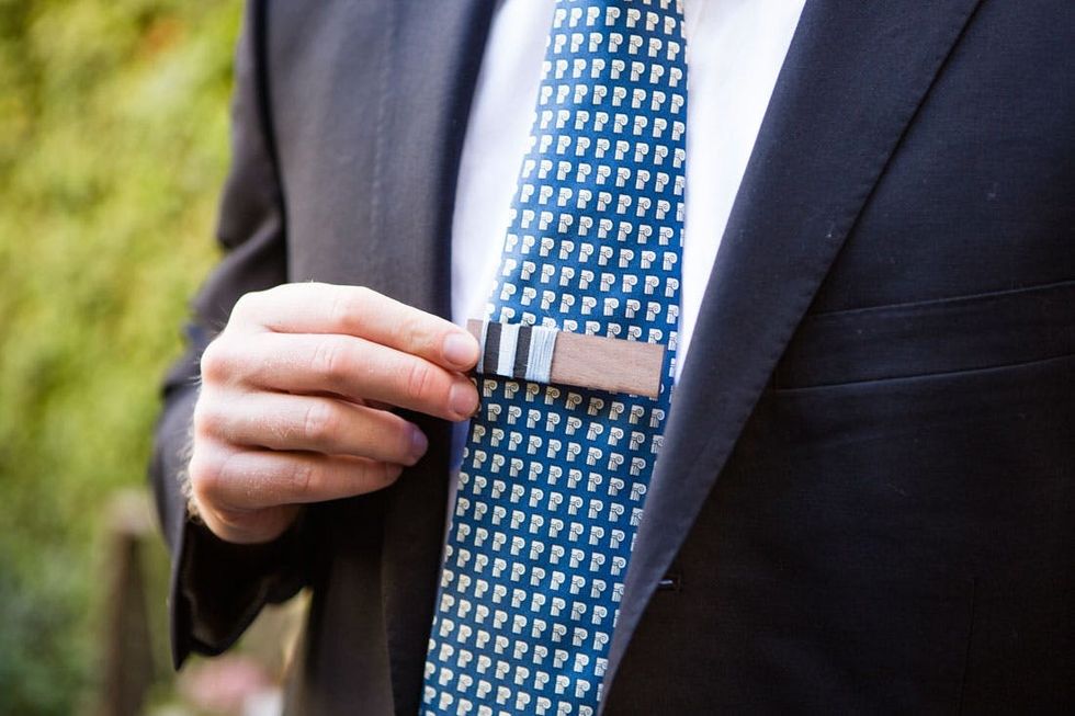 LastMinute DIY for Dad 2Minute Tie Clips Brit + Co