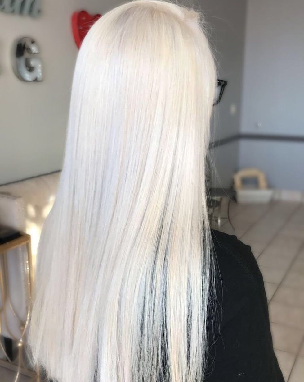 Marshmallow Hair Will Be Your New Favorite Winter Hair Color Brit + Co