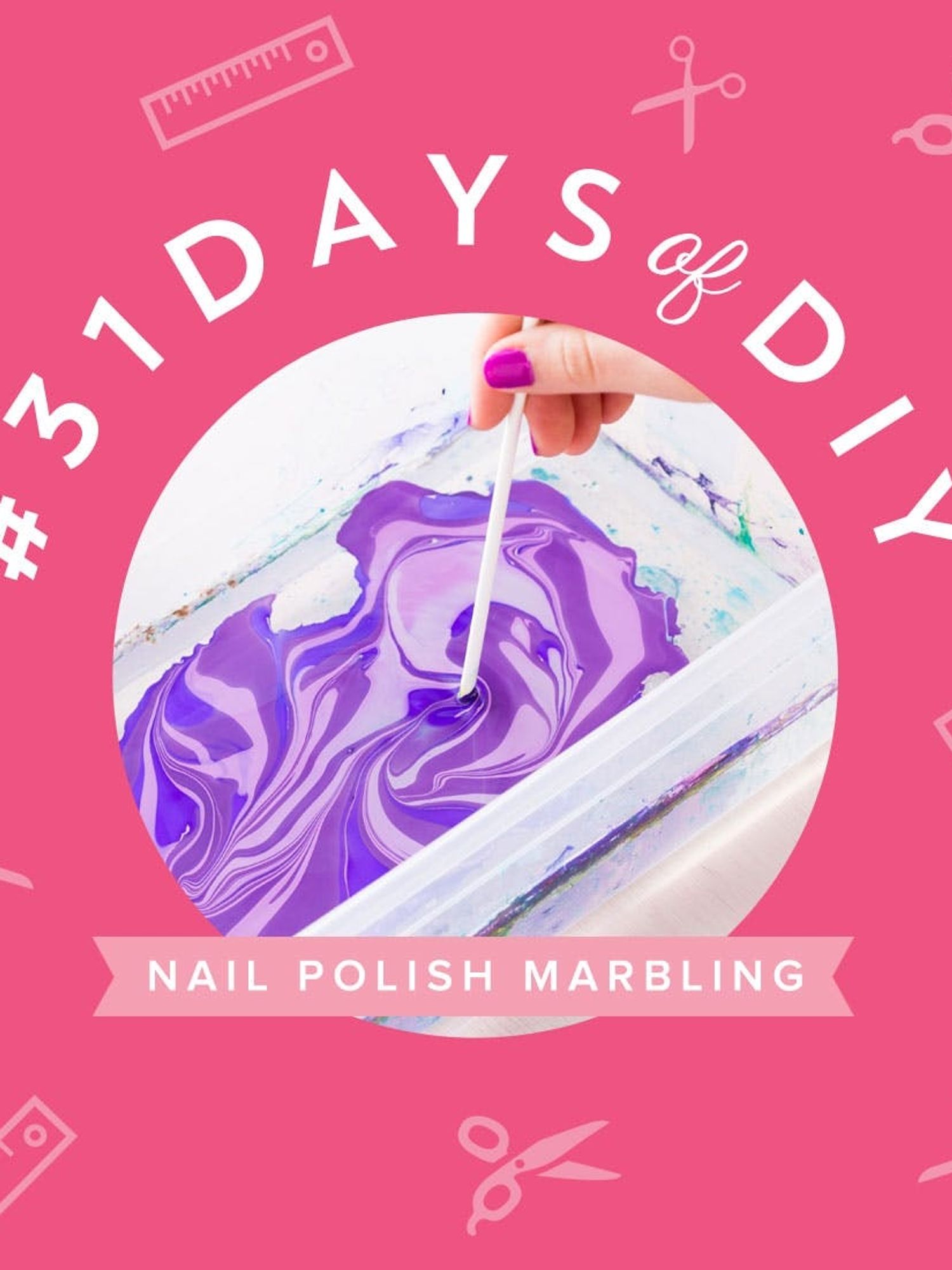 How to Use Nail Polish to Marble Anything