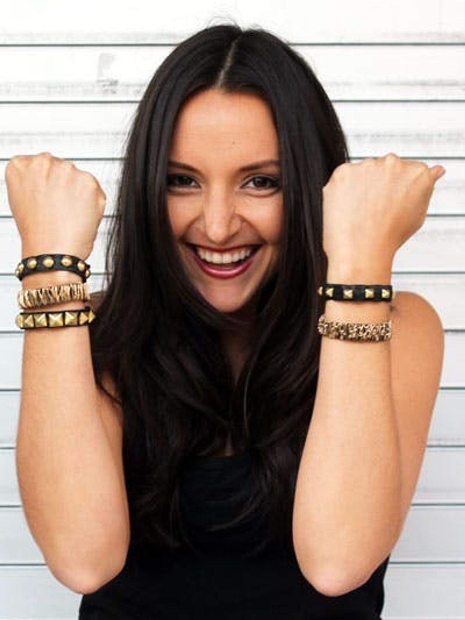 Style Hack Chic Studded Stacking Bracelets Brit + Co