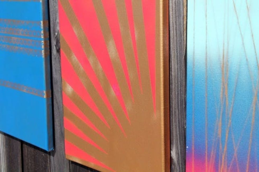 Home Is Where the Art Is 4 Simple Ways to Make Spray Paint Wall Art