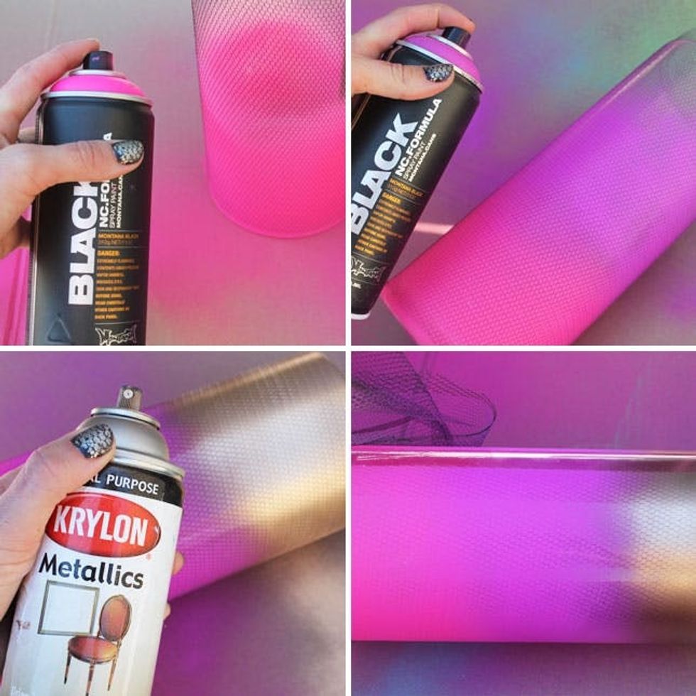 Tulle Time How to Use Tulle to Make Vases and Wall Art Brit