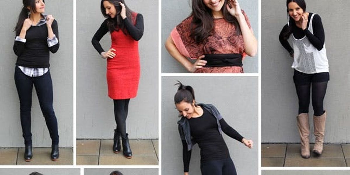 10 Ways to Style a Black Long Sleeve Shirt Brit + Co