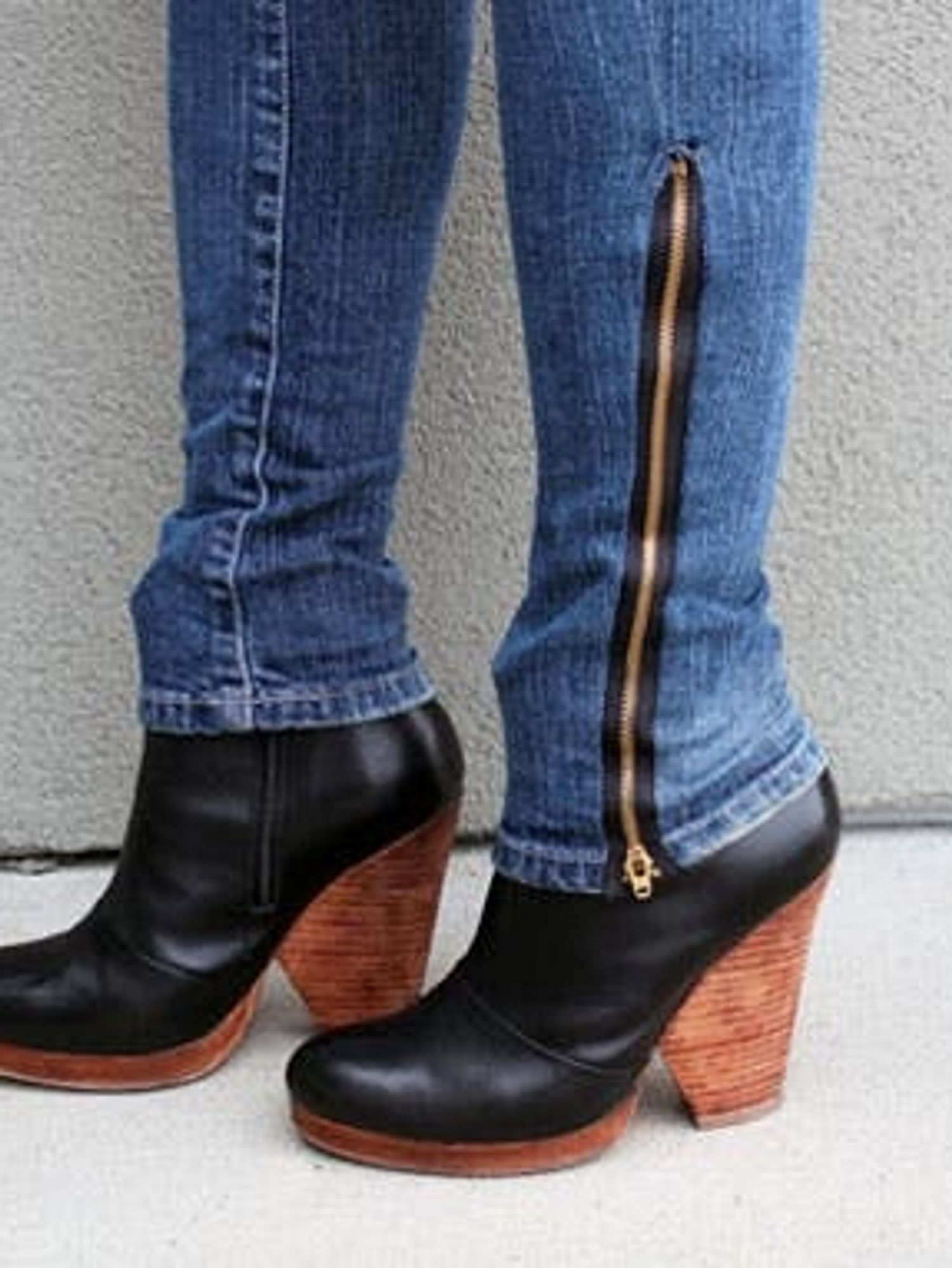 How to Turn Bootcut Jeans into Skinny Jeans Brit + Co