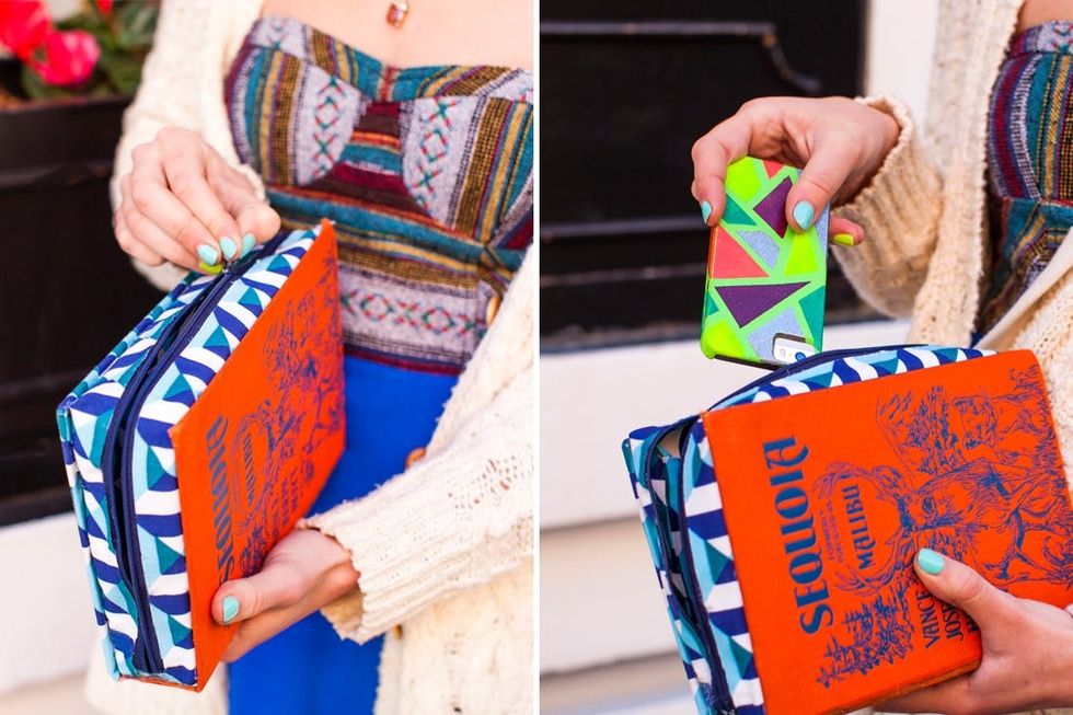 How to Turn a Vintage Book into a Clutch Brit + Co