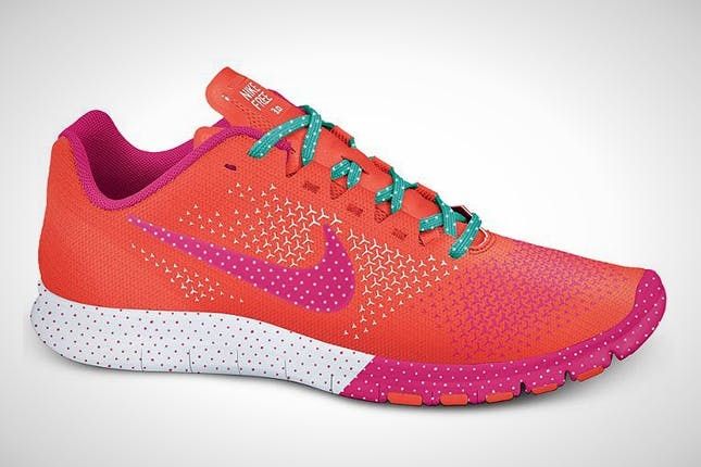 bright colored tennis shoes
