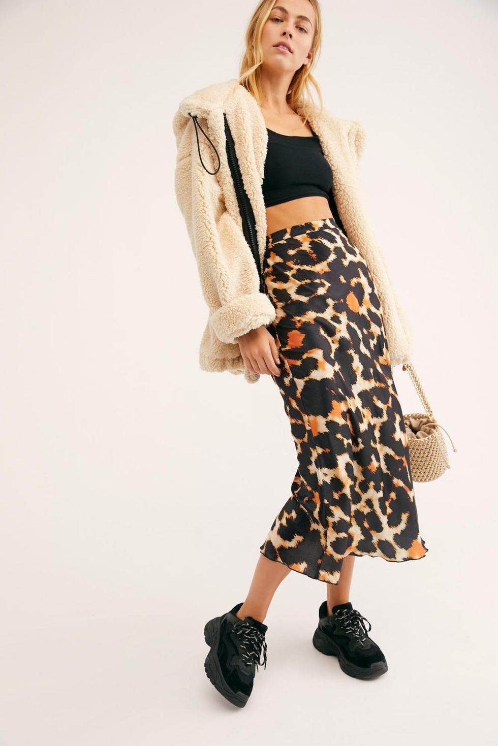 8 Simple Ways to Style Spring’s Leopard Print Midi Skirt Trend - Brit + Co