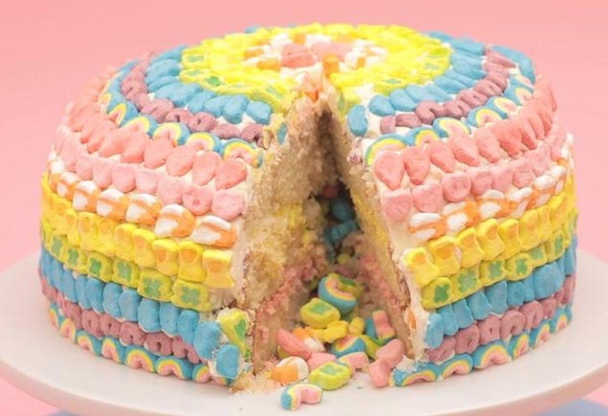 How to DIY a Lucky Charms Cake Brit + Co