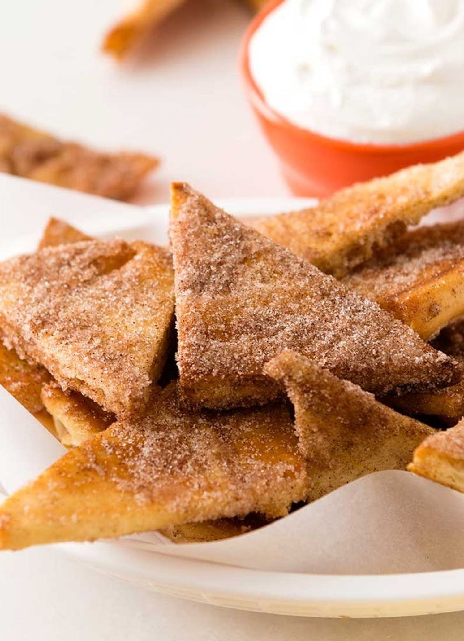 Make Your Dessert Dreams Come True With This Baked Churro Chips Recipe