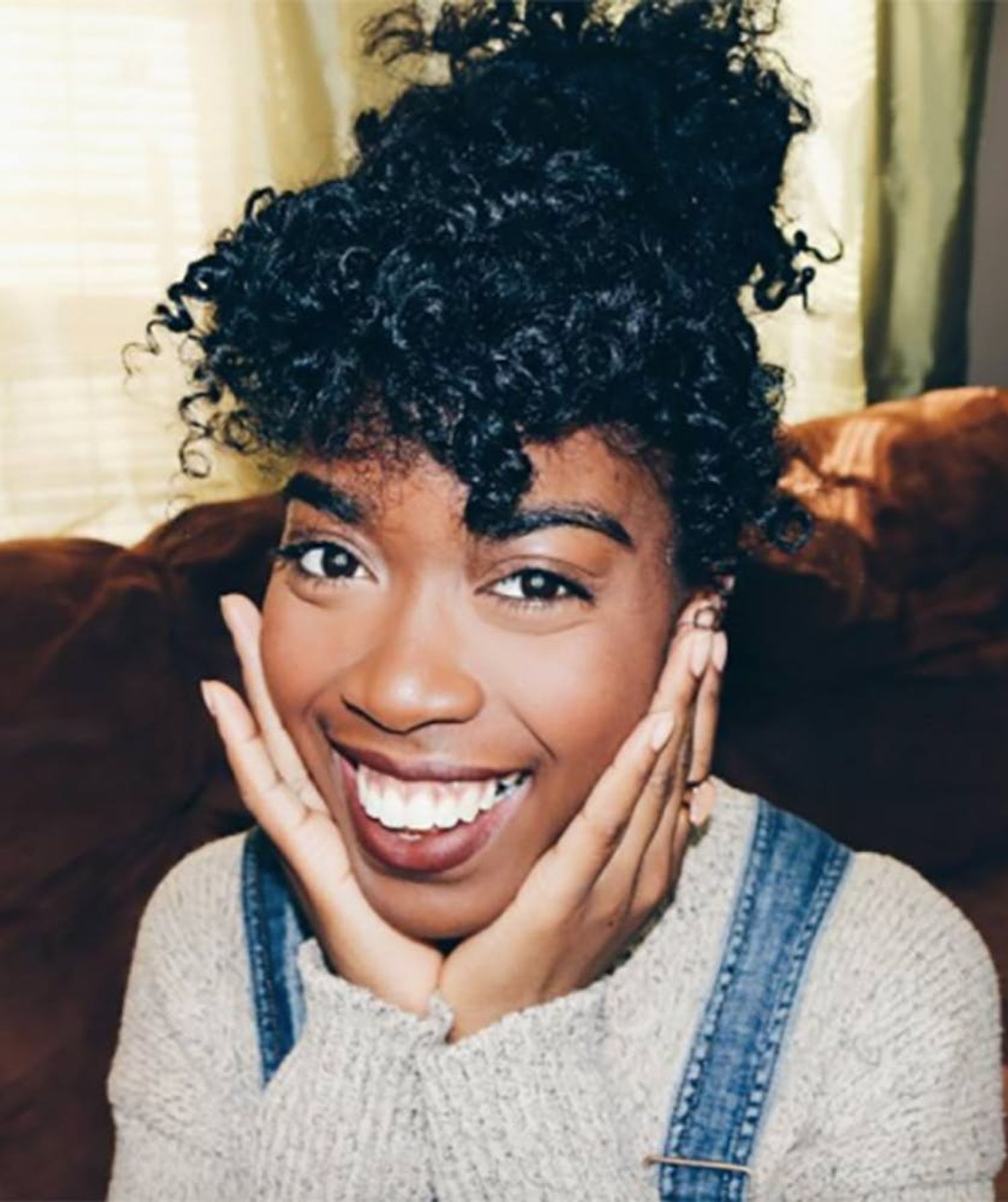 10 Hairstyle Ideas for Curly Bangs Brit + Co 10 Hairstyle Ideas for Curly Bangs Brit + Co