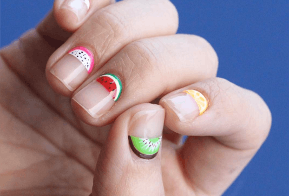 7 Cuticle Nail Art Ideas to Try Before Summer Is Over Brit + Co