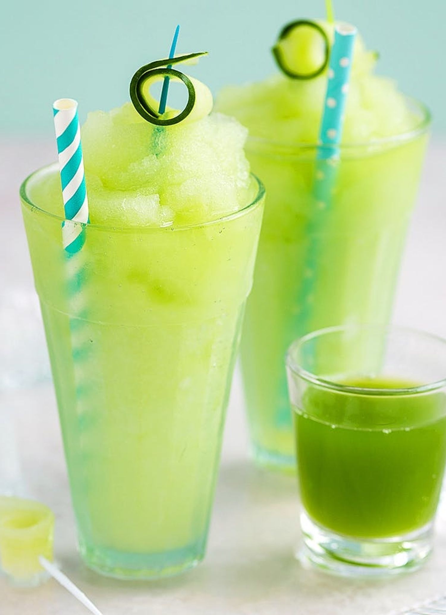 This Cucumber Gin Slushie Is the Only Summer Drink You Need Brit + Co