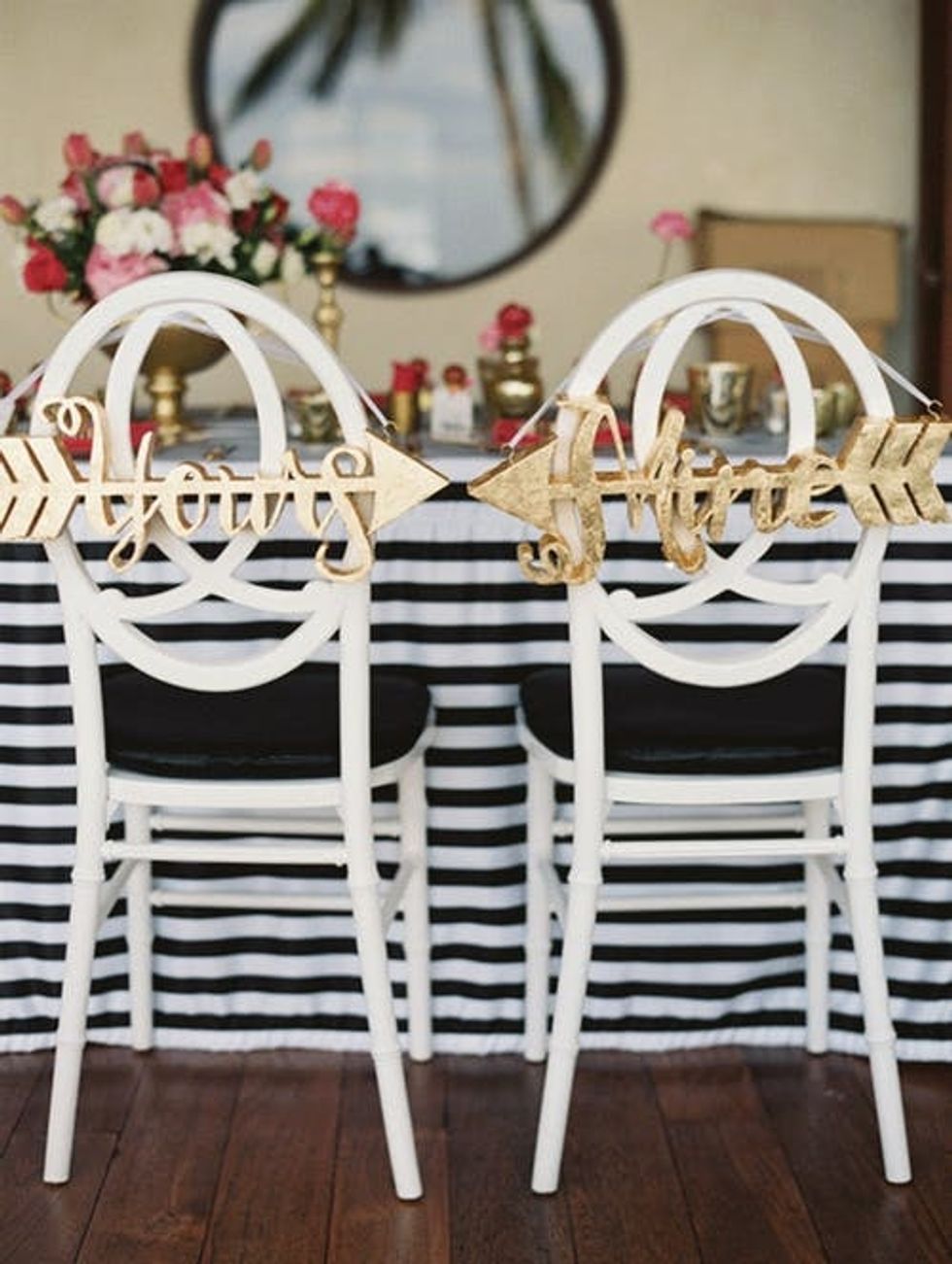 10 Standout Wedding Sweetheart Table Chair Ideas Brit + Co