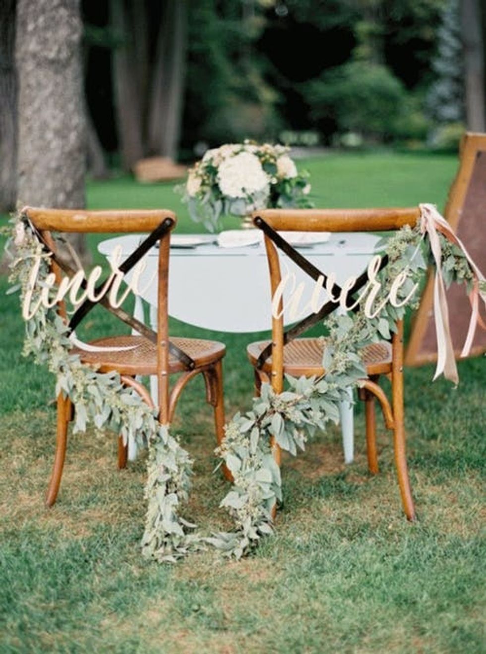 10 Standout Wedding Sweetheart Table Chair Ideas Brit + Co