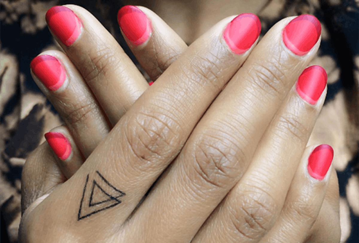 This Double Crescent Nail Trend Is Taking Over Instagram Brit + Co
