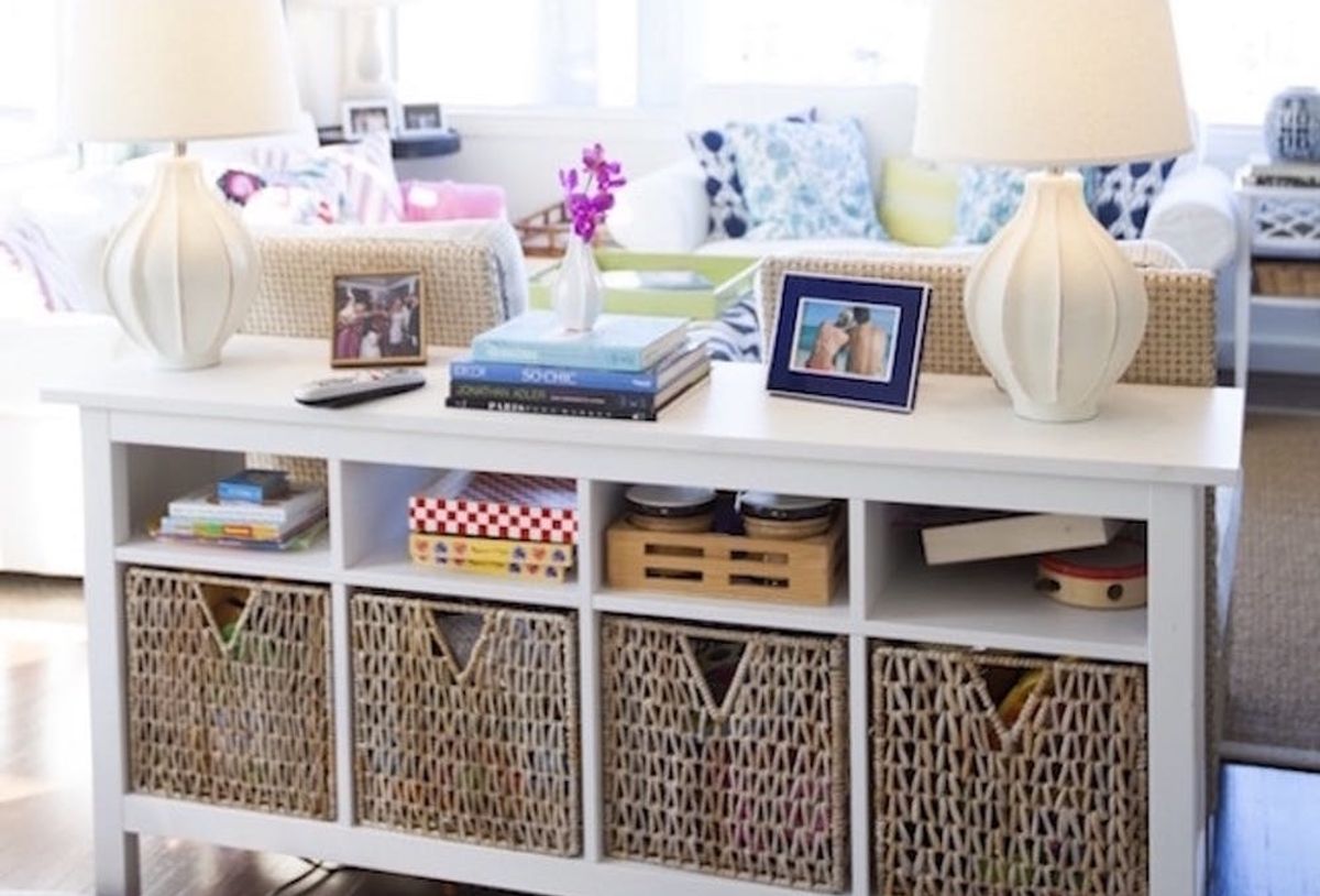 16 Hidden Storage Hacks for Your Living Room Brit + Co