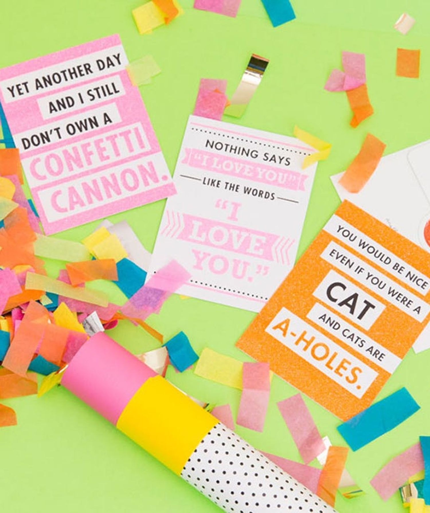 Dreams Do Come True — You CAN Own (and Make!) a Confetti Cannon Brit + Co