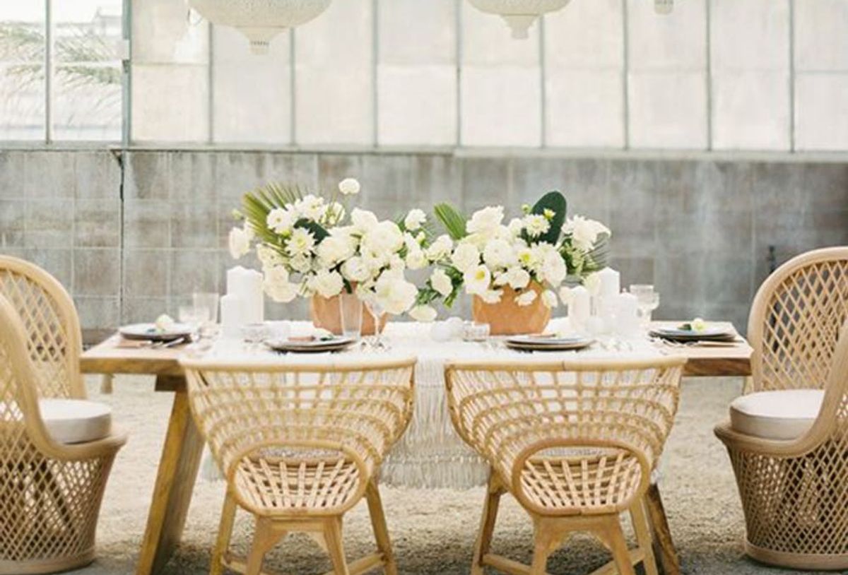 9 Rattan Wedding Decorations to Consider for Your Big Day Brit + Co