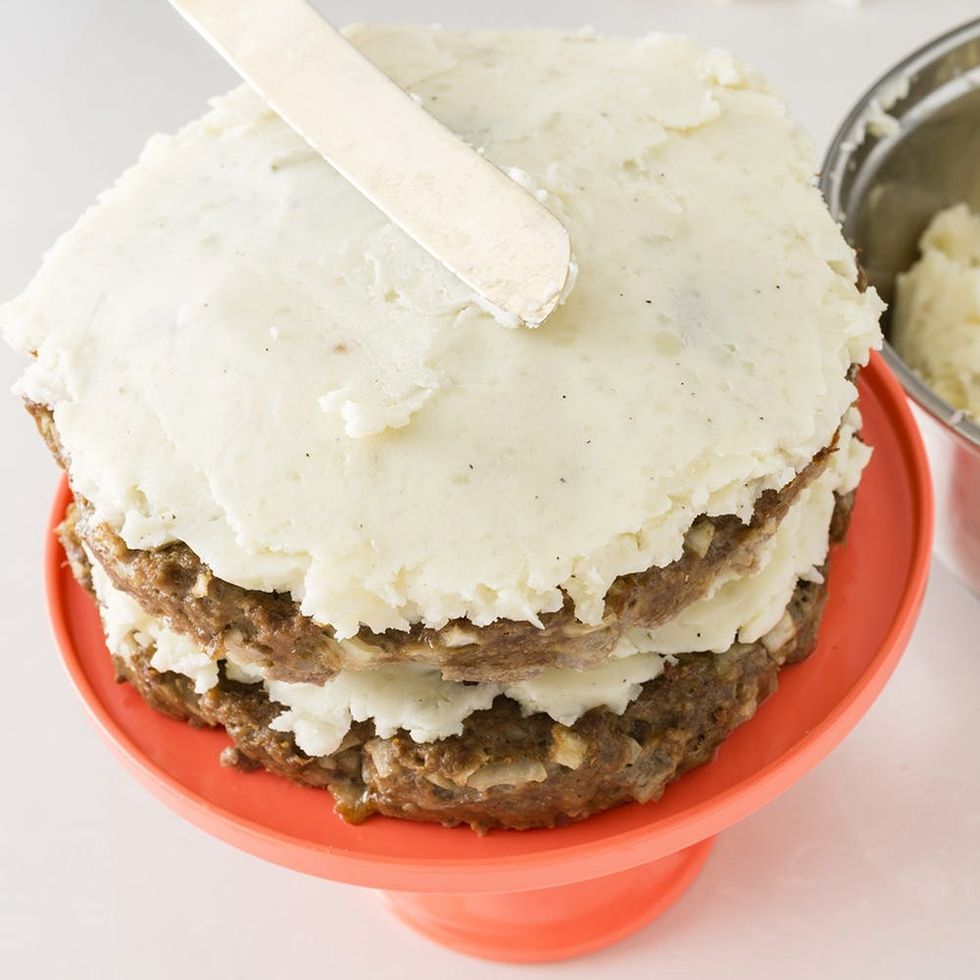 This Meatloaf Cake Recipe Is the Ultimate April Fools’ Day Prank Brit + Co