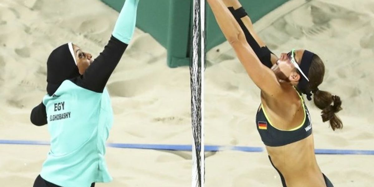 This Photog’s Olympic Beach Volleyball Pic Has Sparked Some Serious