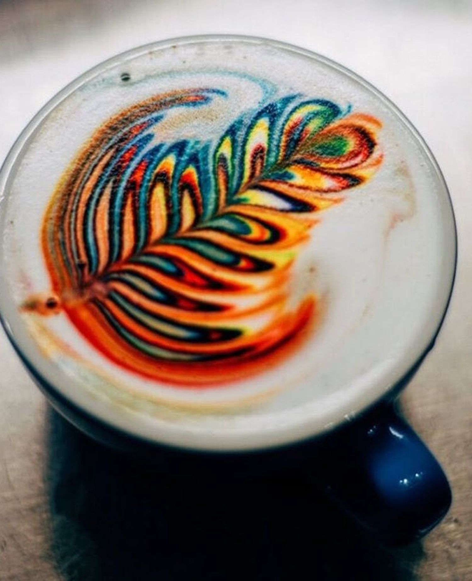 Rainbow Coffee Is the Most Magical Thing You’ll See Today Brit + Co