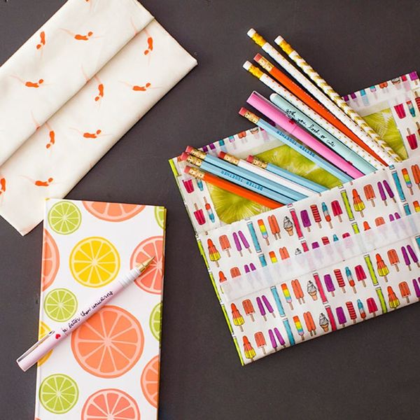 How to Make NoSew Pencil Pouches for Back to School Brit + Co