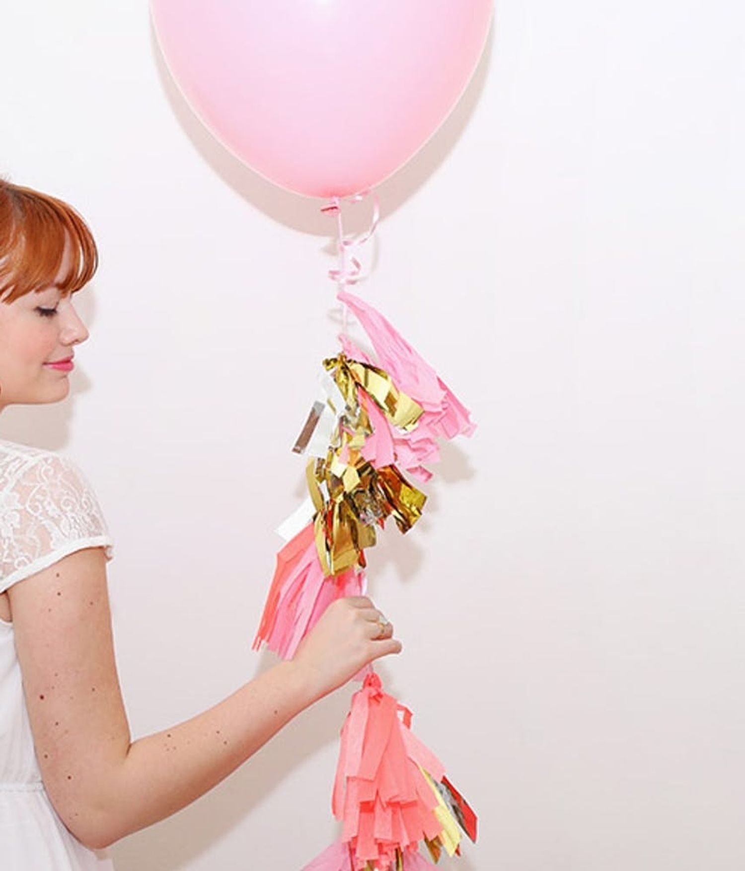 Make This Tassel Balloon for Your Wedding in 5 Minutes Brit + Co