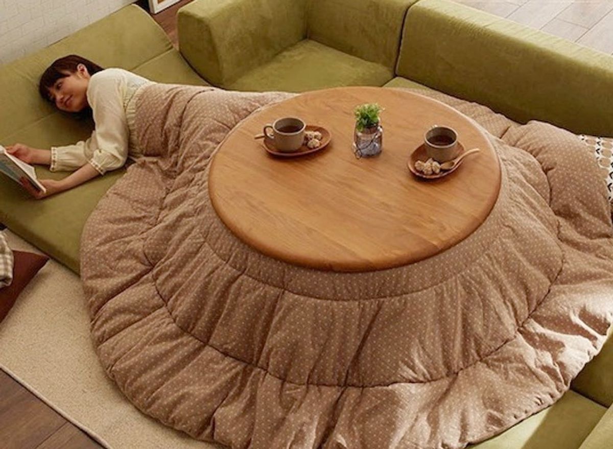 This Weird Japanese Blanket Table Wants To Give You The Best Nap EVER Brit Co