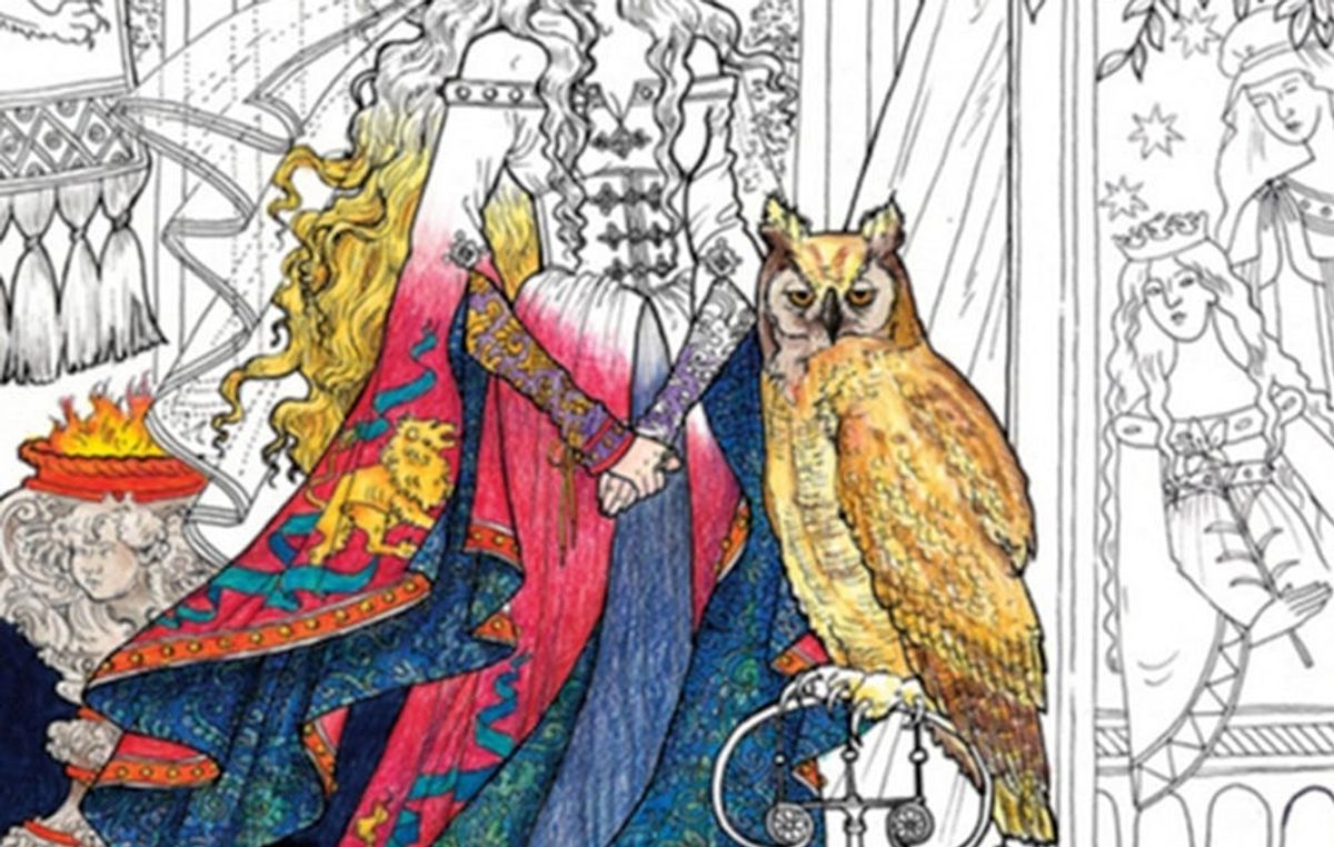 See a Sneak Peek of the Game of Thrones Coloring Book - Brit + Co