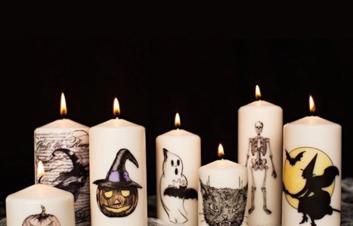 14 Spooky Halloween Candles to DIY Brit + Co