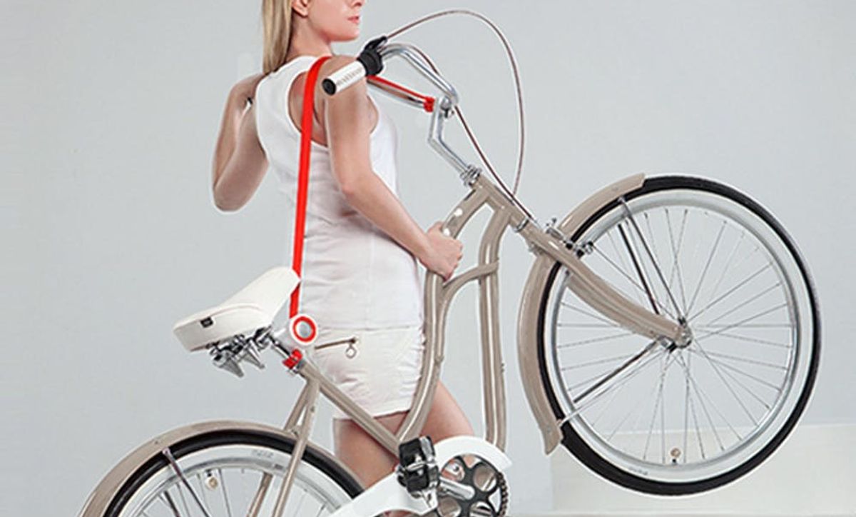 A Comfortable Way to Carry Our Bikes? Yes, Please! Brit + Co