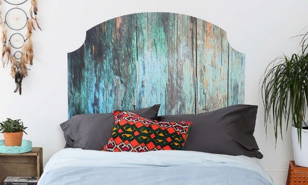15 Cool DIY Headboards—No Drill Required! Brit + Co