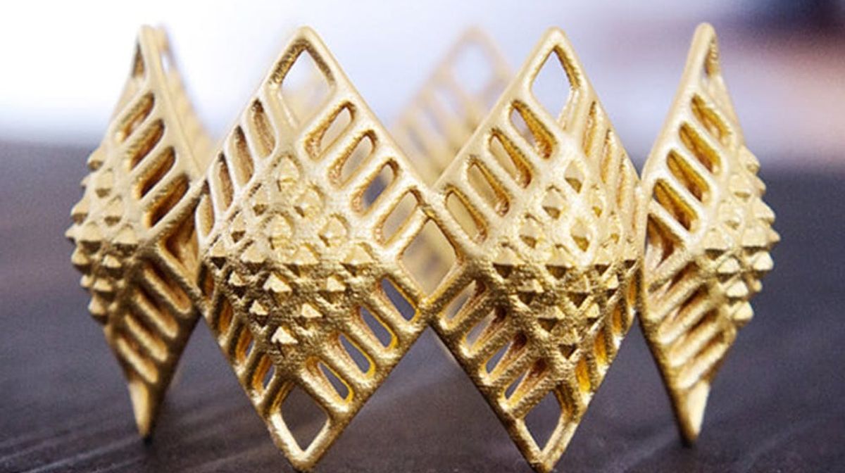 21 3D Printed Gold Jewelry and Accessories We Want Now Brit + Co
