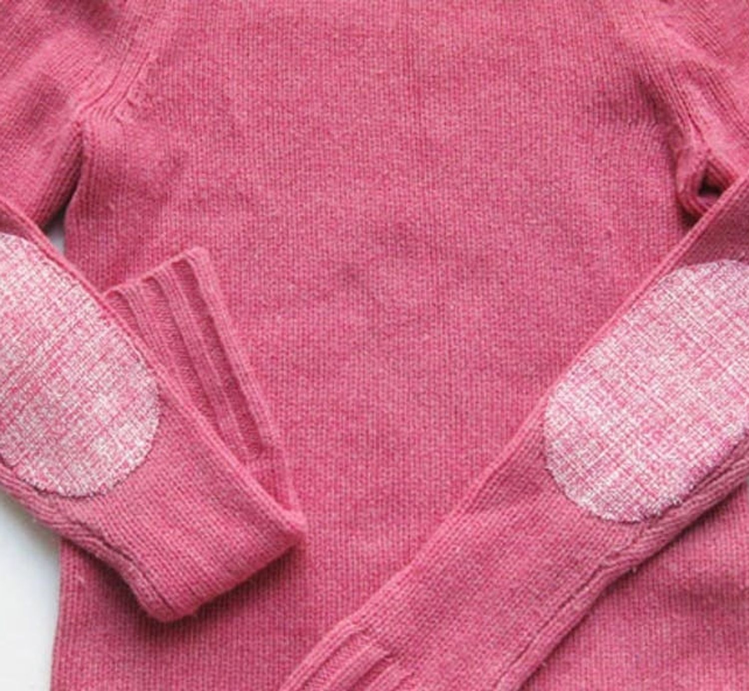 DIY Basics How to Add Trendy Elbow Patches to Boring Sweaters Brit + Co