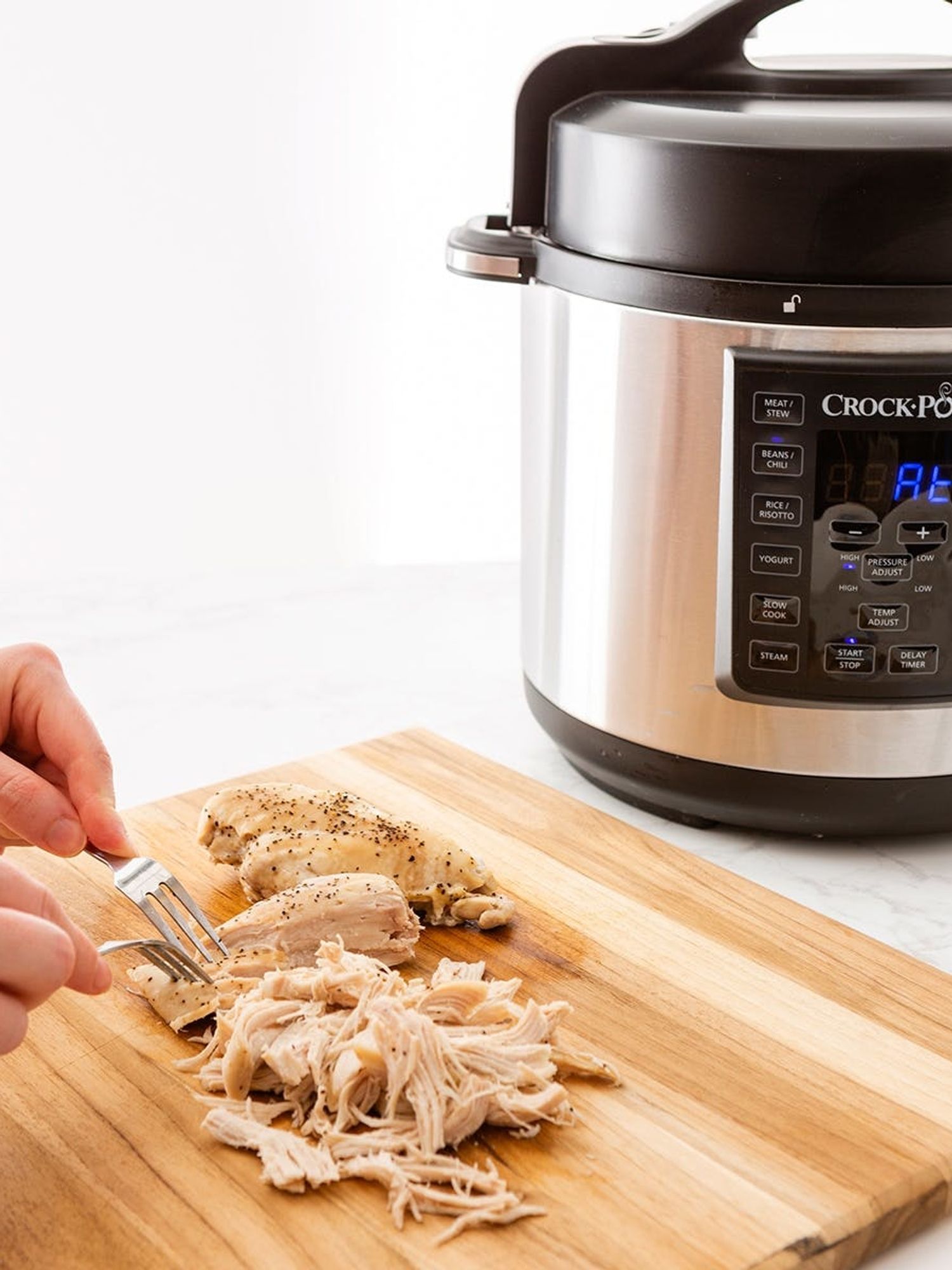 Here's the Easiest (and Quickest) Way to Pressure Cook Chicken Breasts