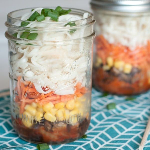 This Mason Jar Ramen Recipe Will Forever Change Your Lunch Game