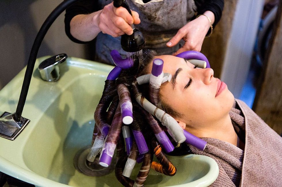 I Took the Curly Hair Plunge and Got an Organic Perm Brit + Co