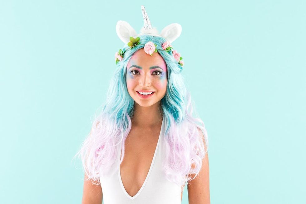 Fulfill Your Magical Dreams With This Diy Unicorn Costume Brit Co