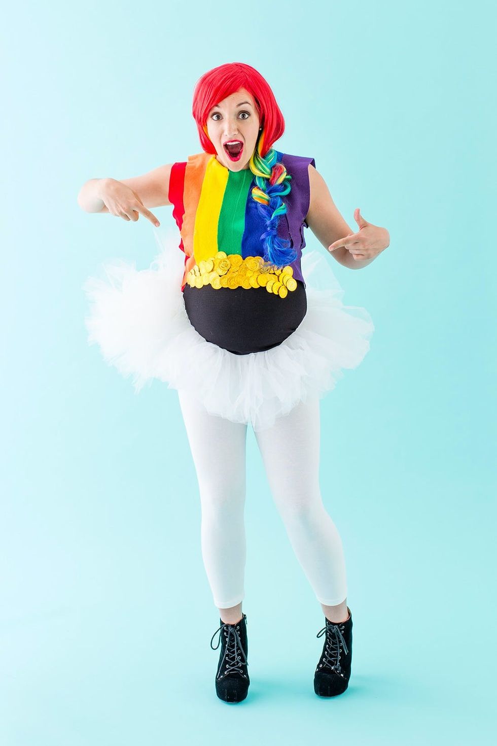 8 Easy DIY Halloween Maternity Costumes Brit + Co