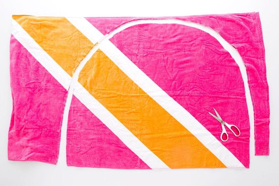 Say Goodbye to Soggy CoverUps With This DIY Beach Towel Poncho Brit + Co