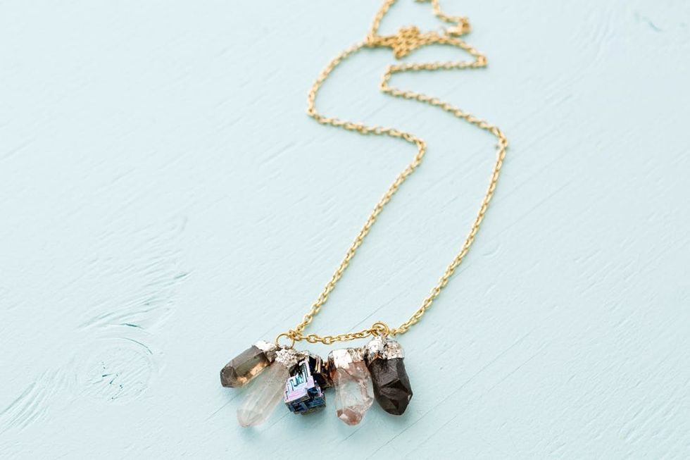Solder Your Way to a New Gemstone Statement Necklace Brit + Co