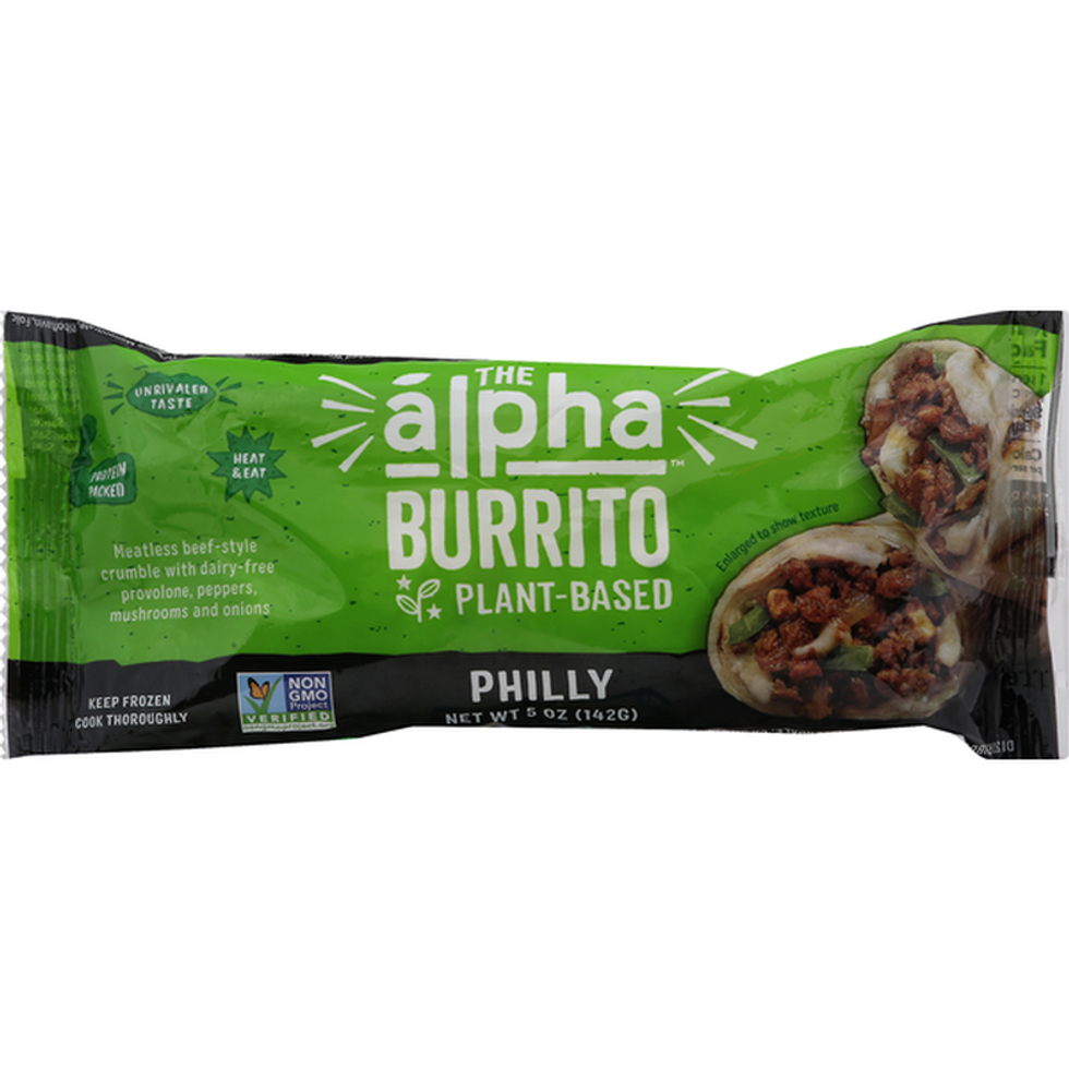green Alpha Foods Philly Burrito