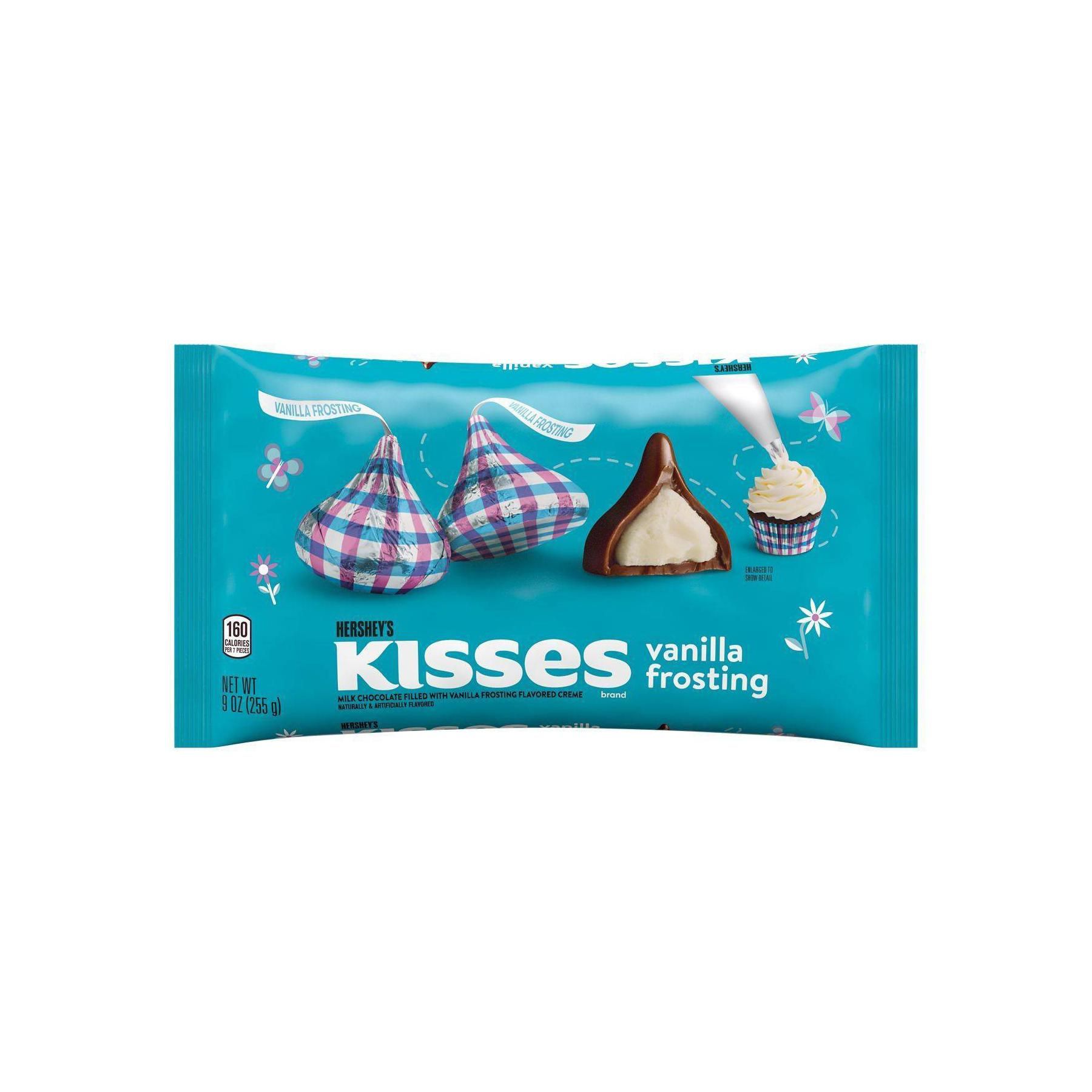 Hershey's Easter Kisses Milk Chocolate with Vanilla Frosting Cr\u00e8me