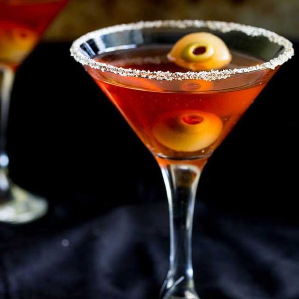 Eyeball Martinis Halloween Cocktail
