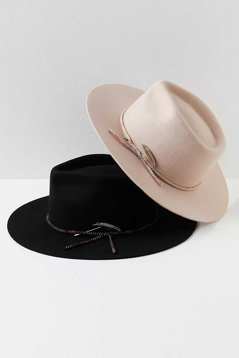 New Free People Faith Feather Felt Hat Faith Feather Felt Hat | Free People main image 3